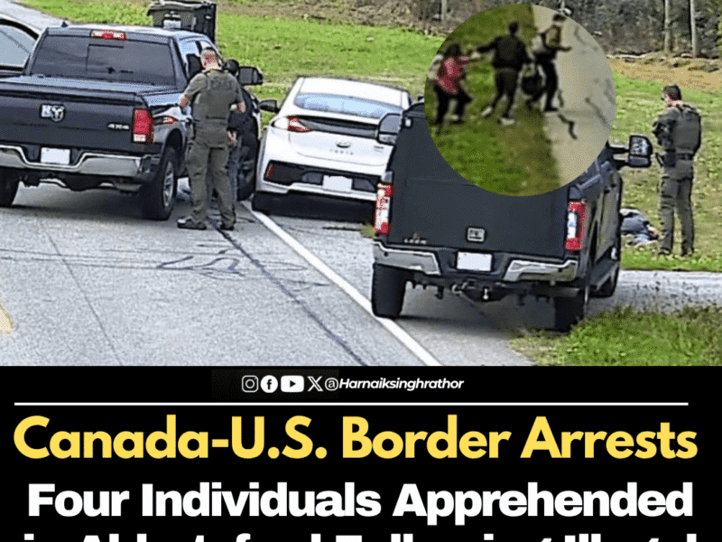 Four Arrested After Illegal U.S.-Canada Border Crossing in Abbotsford