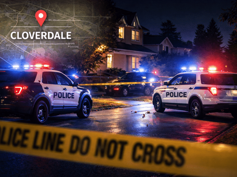 Early Morning Shooting Investigated in Cloverdale, Surrey