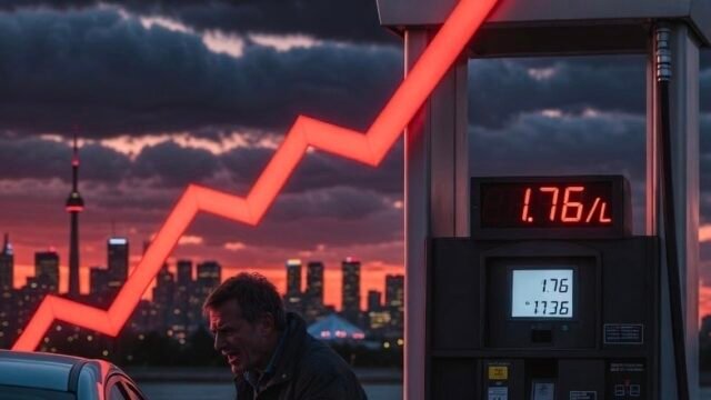 Canada Gas Prices Hit $1.76/L: Surge Threatens Wallets