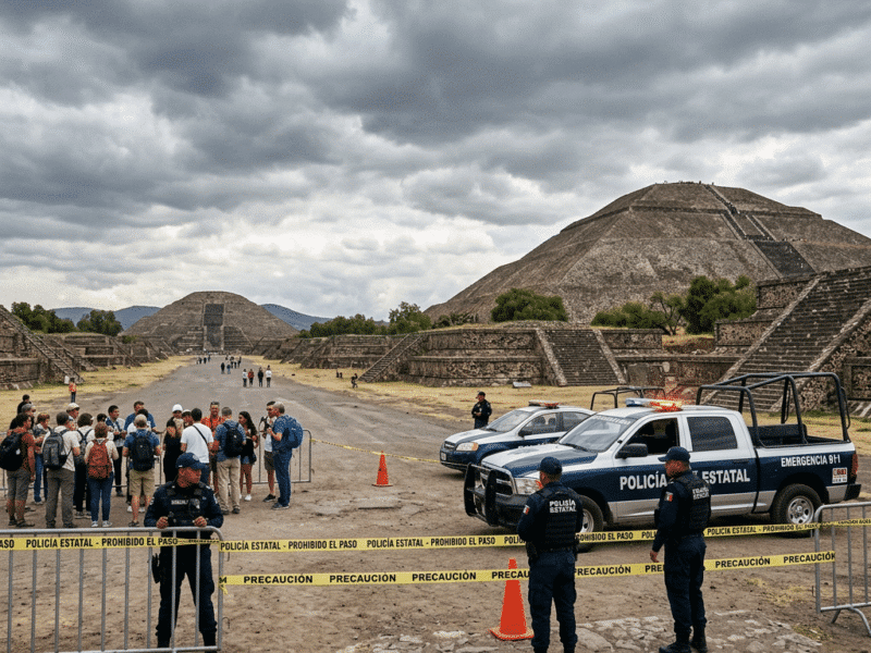 Shots fired at Mexico’s Teotihuacan pyramids