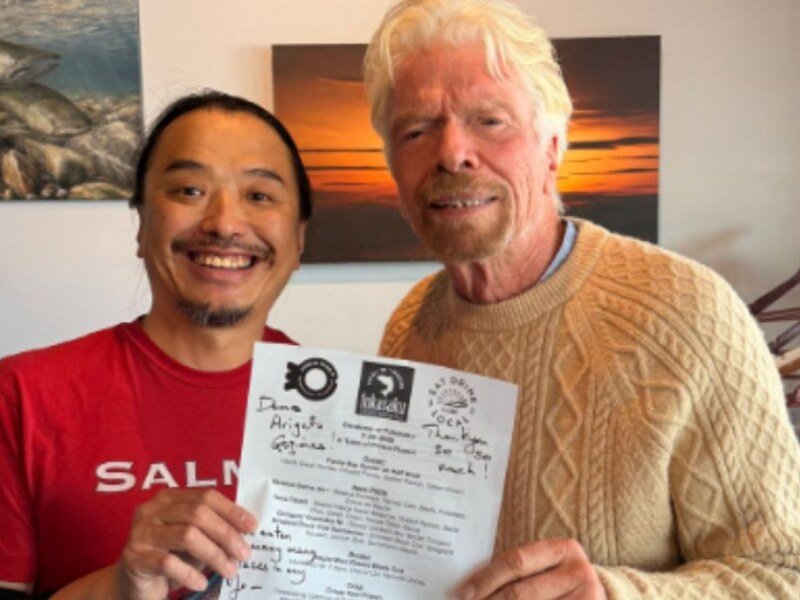 Billionaire Taste Buds: Richard Branson Declares B.C. Eatery Serves the “Best Meal of His Life”