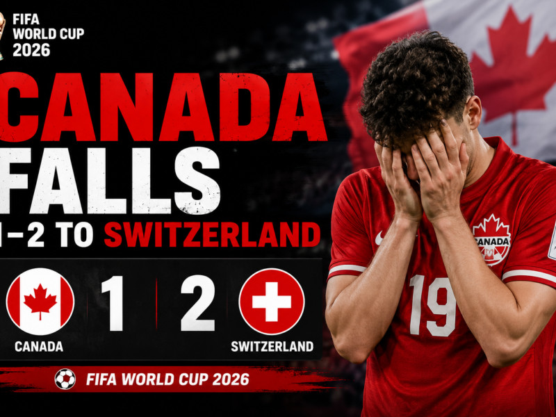 Canada Falls 1–2 to Switzerland at the World Cup