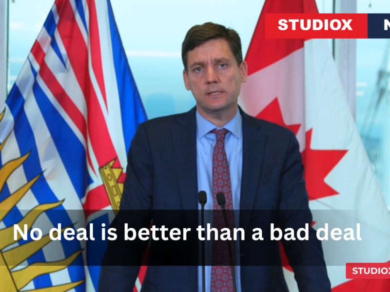 David Eby US Tariffs: No Deal Better Than Bad Deal