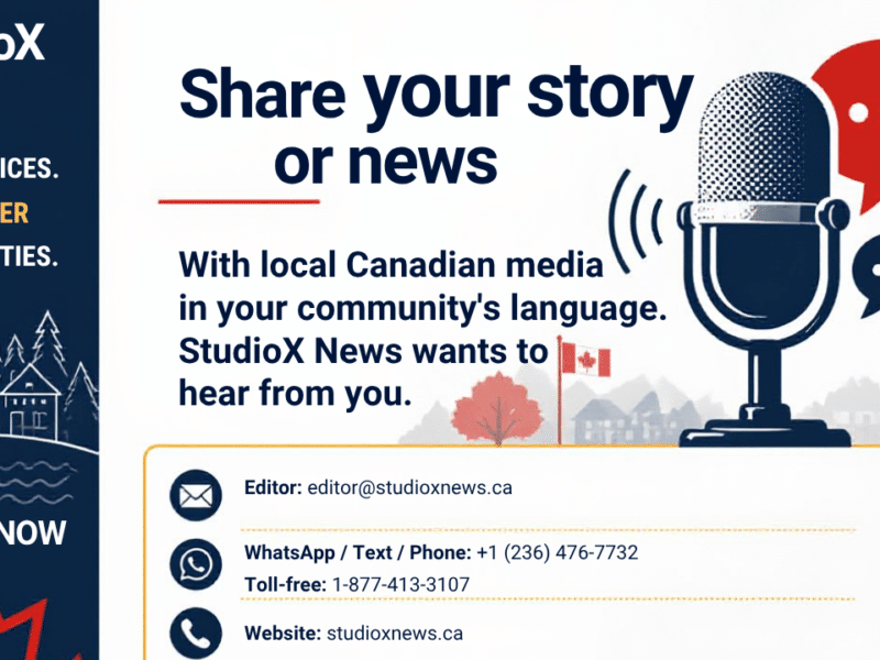 StudioX News Invites Communities Across Canada to Share Their Stories in Their Language