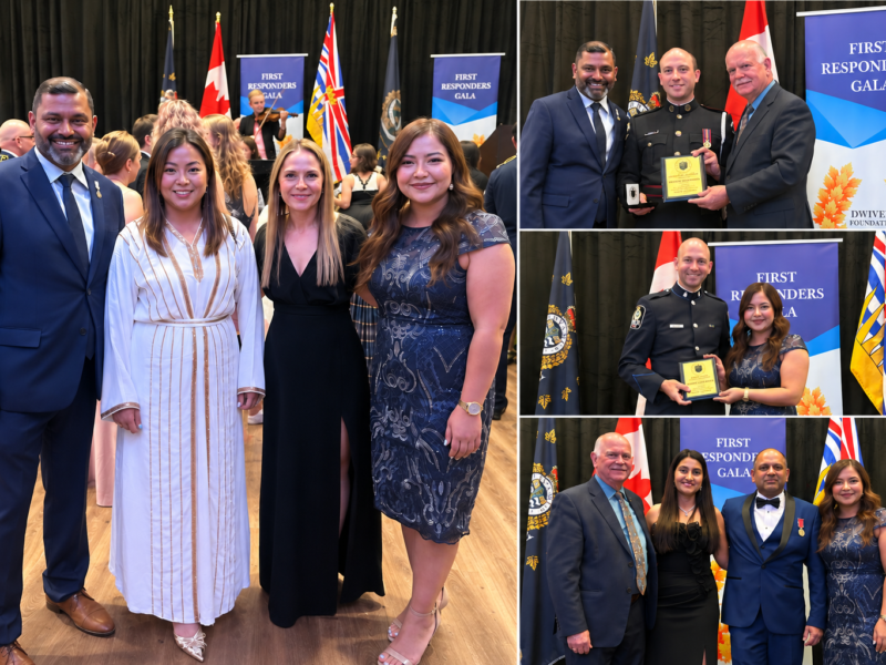 Surrey First Responders Honoured at Dwivedi Foundation Gala Celebrating Service, Sacrifice and Community
