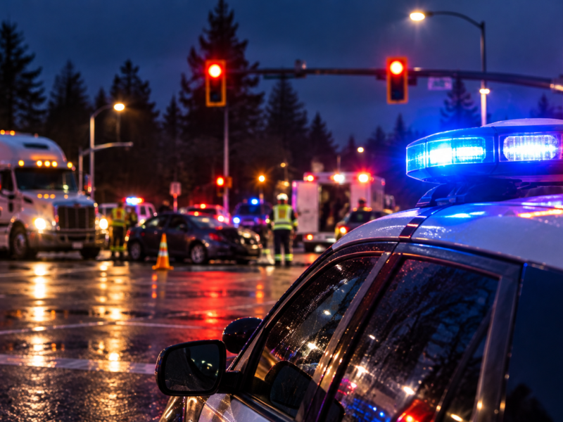 Serious Surrey Collision Leaves Woman Critically Injured; Police Investigation Underway