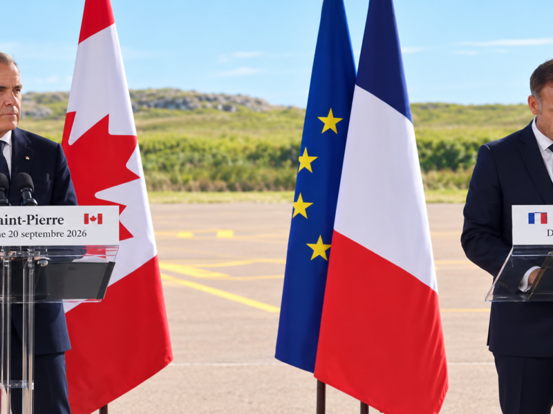Carney Makes Historic First Visit to Saint-Pierre and Miquelon to Meet Macron