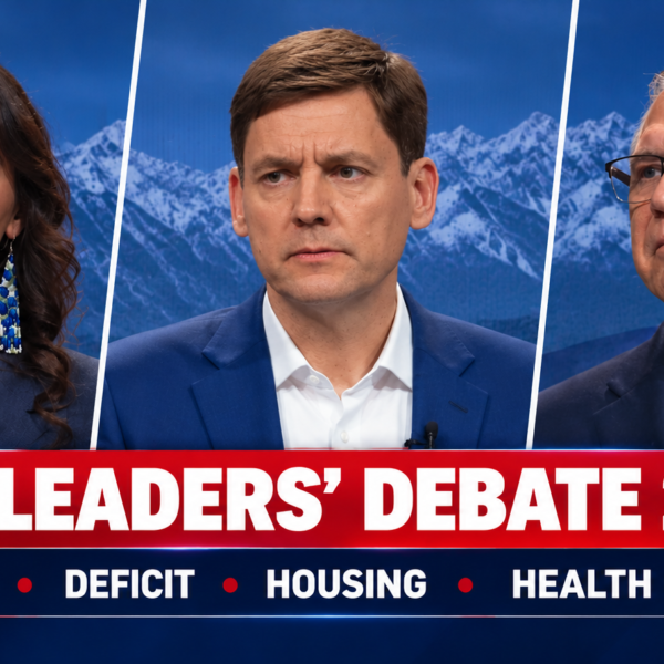 B.C. Leaders Debate: ICBC, Deficit, Housing and Health Care Promises Under Scrutiny