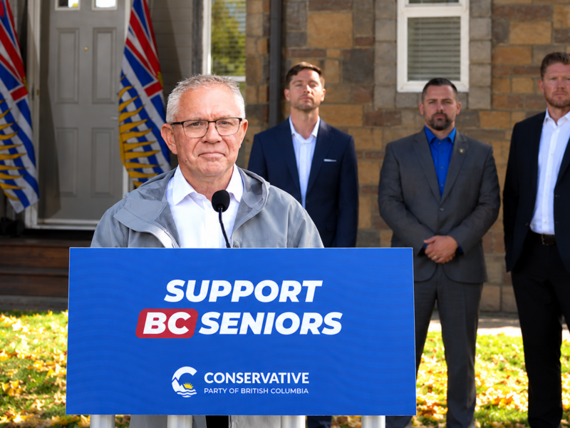 BC Conservatives Promise Property-Tax Relief and More Long-Term-Care Beds for Seniors