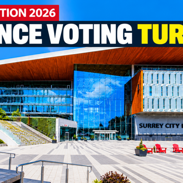 Surrey Advance Voting Turnout Reaches 10,618 Across 10 Locations; Cloverdale Leads