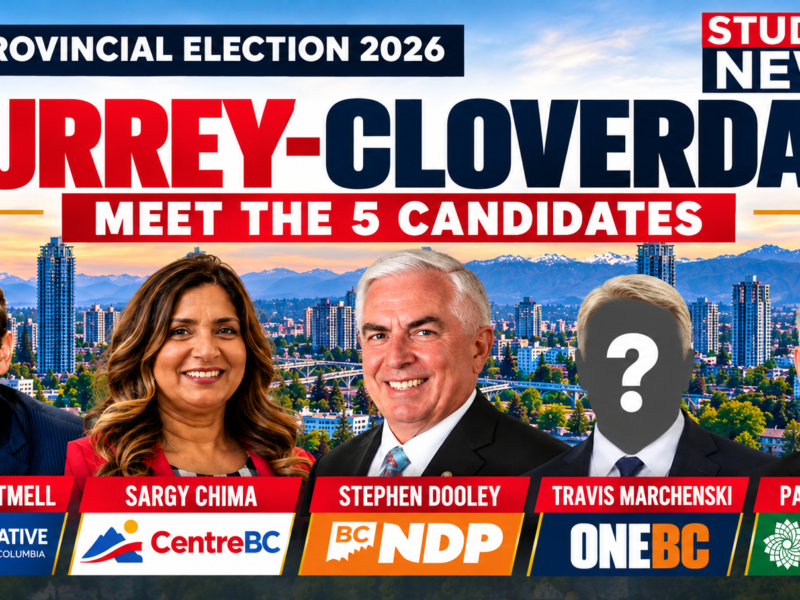 Surrey-Cloverdale: Meet the 5 Candidates Running in the 2026 BC Provincial Election