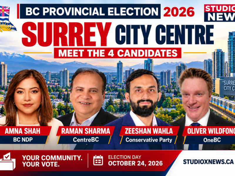 Surrey City Centre BC Election 2026: Meet the 4 Candidates