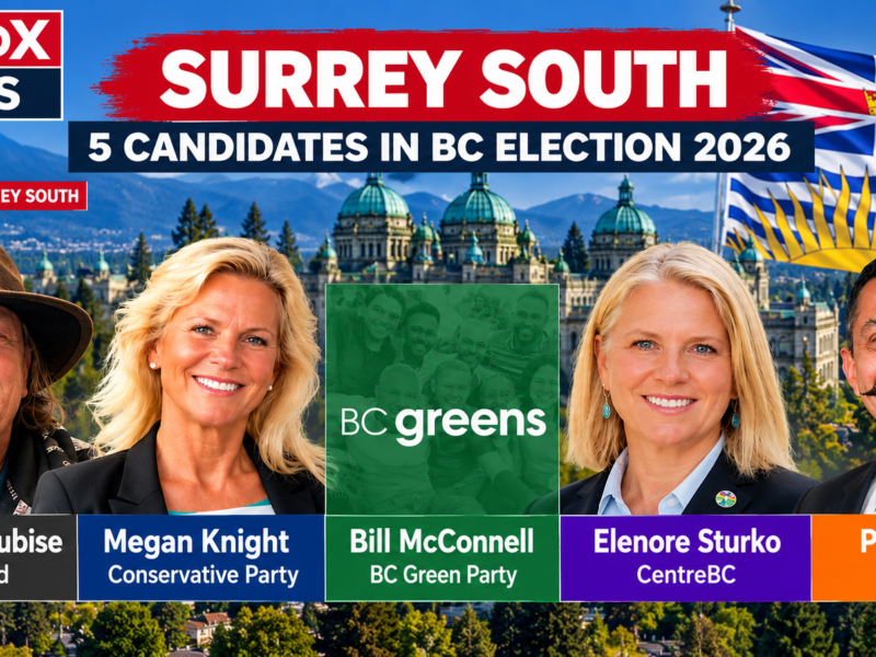 Surrey South election 2026: Meet the five candidates running for MLA