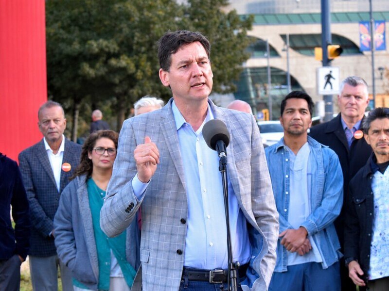Surrey healthcare projects and family-doctor promises take centre stage in Eby’s election pitch
